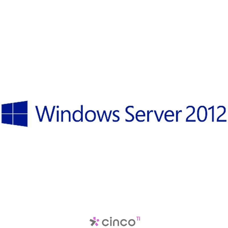 Licença Microsoft Windows Server 2012 R2 Standard P73 06295 Cinco Ti 1401
