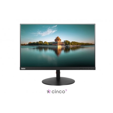 Monitor Lenovo 23" LED Full HD IPS T23i-10 - Hdmi 1.4/ Display Port / HUB USB 3.0 / Vesa / AJ Altura / Pivot 61ABMAR1US