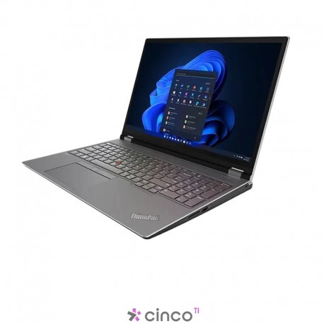 NOTEBOOK LENOVO P16S I5-1250P 16GB (8+8) 512GB SSD 16 T550 4GB WIN 11 PRO 21BU001BBR