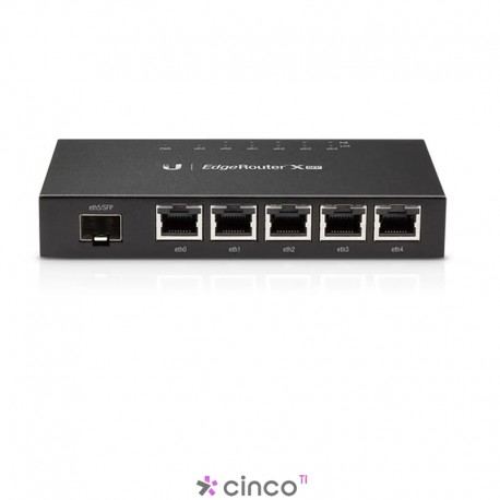 Roteador Ubiquiti EdgeRouter 5P PoE + 1SFP ER-X-SFP I