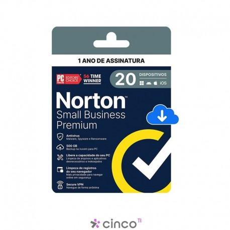 Norton Small Business Premium 500GB 20 Dev. 12M 21460295