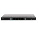 SWITCH GRANDSTREAM 24 PORTAS POE GIGABIT + 4 SFP+10G GERENCIÁVEL LAYER 3 GWN7813P