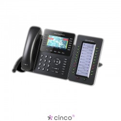 TELEFONE GRANDSTREAM ENTERPRISE C/ 06 CONTAS SIP/DISPLAY COLORIDO/02 PORTAS GIGABIT/POE GXP2170