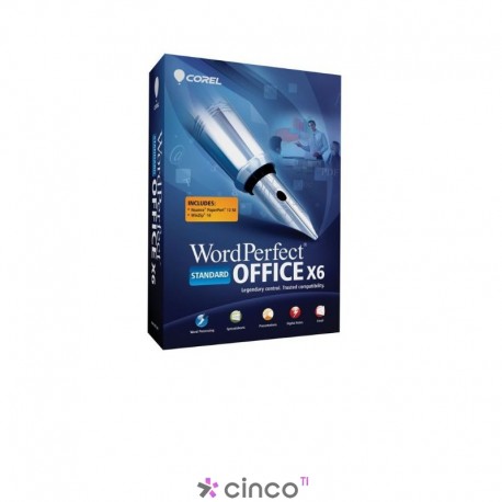 Corel WordPerfect Office X6 Standard Mini-Box, Inglês, WPX6STDENMBAM