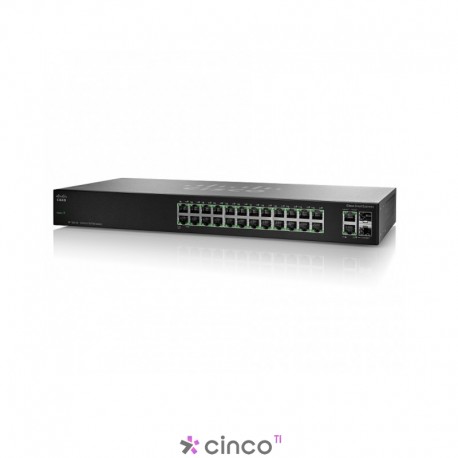 Switch Cisco, 24 portas 10/100, 2SFP, SR224GT-NA