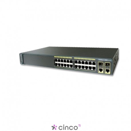 Switch Cisco 24 portas 10/100, WS-C2960+24TC-L