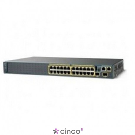 Switch Catalyst 2960XR 24 Portas 10/100/1000, 4 Portas SFP, Layer 3, Gerenciável, Empilhável, WS-C2960XR-24TS-I