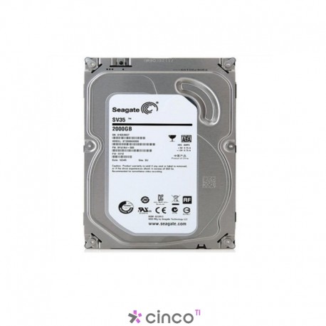 Disco Rígido Seagate SV35, 2TB, 3.5", SATA 6Gb/s, 7200 Rpm, ST2000VX000