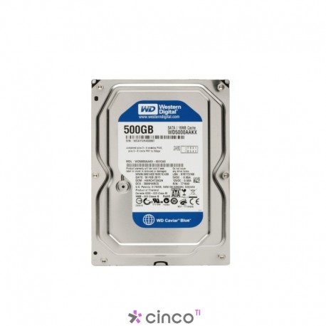 Disco Rígido Western Digital, 500 GB, 7200 RPM, SATA 6.0Gb/s, 16MB, WD5000AAKX