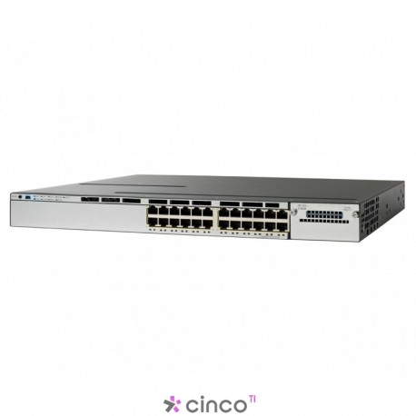 Switch Cisco Catalyst 3850, WS-C3850-24P-S 