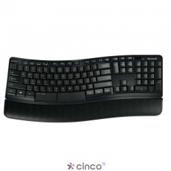 Teclado Microsoft Sculpt Comfort Wireless com Teclas de Apoio para Windows 8, V4S-00005