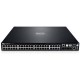 Dell Networking Switch N2048P L2 c/ 48x PoE + 2x 10GbE SFP+ e 2x portas Stacking (Empilhável até 12 unid.) 210-ABNY-105