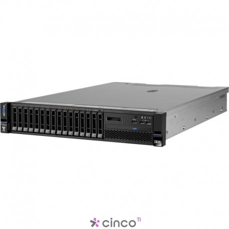 Servidor Lenovo System X3650 (Rack 2U SFF) com 01x E5-2670v3 12C 2.3GHz, 16GB 546262U