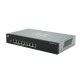 Switch Full PoE Cisco Gerenciável SF300 8 Portas 10-100 + 2 Gigabit + 2 Gigabit/SFP SRW208MP-K9-NA