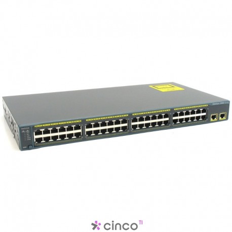 Switch Catalyst Cisco 2 Portas WS-C2960-48PSTS