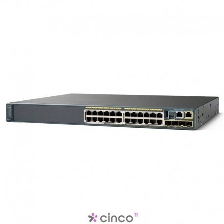 Switch Catalyst Cisco 24 Portas WS-C2960S-24PSL