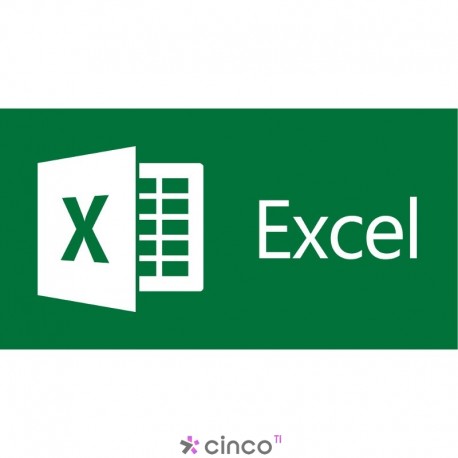 Licença perpétua Open Microsoft Excel MAC 2016 SNGL OLP NL D46-00945