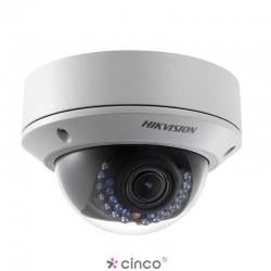 Câmera Minidome IP Hikvision com IR 30 MTS, 2MP, IP66, POE, Varifocal DS-2CD2720F-IS